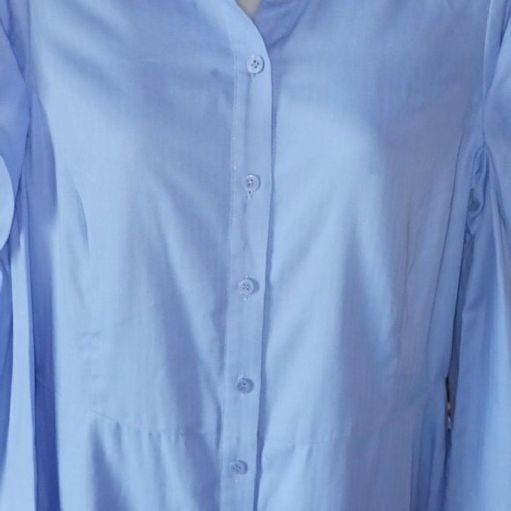 BCBGMAXAZRIA MID BLUE Women's DRESS SIZE S - Picture 7 of 11